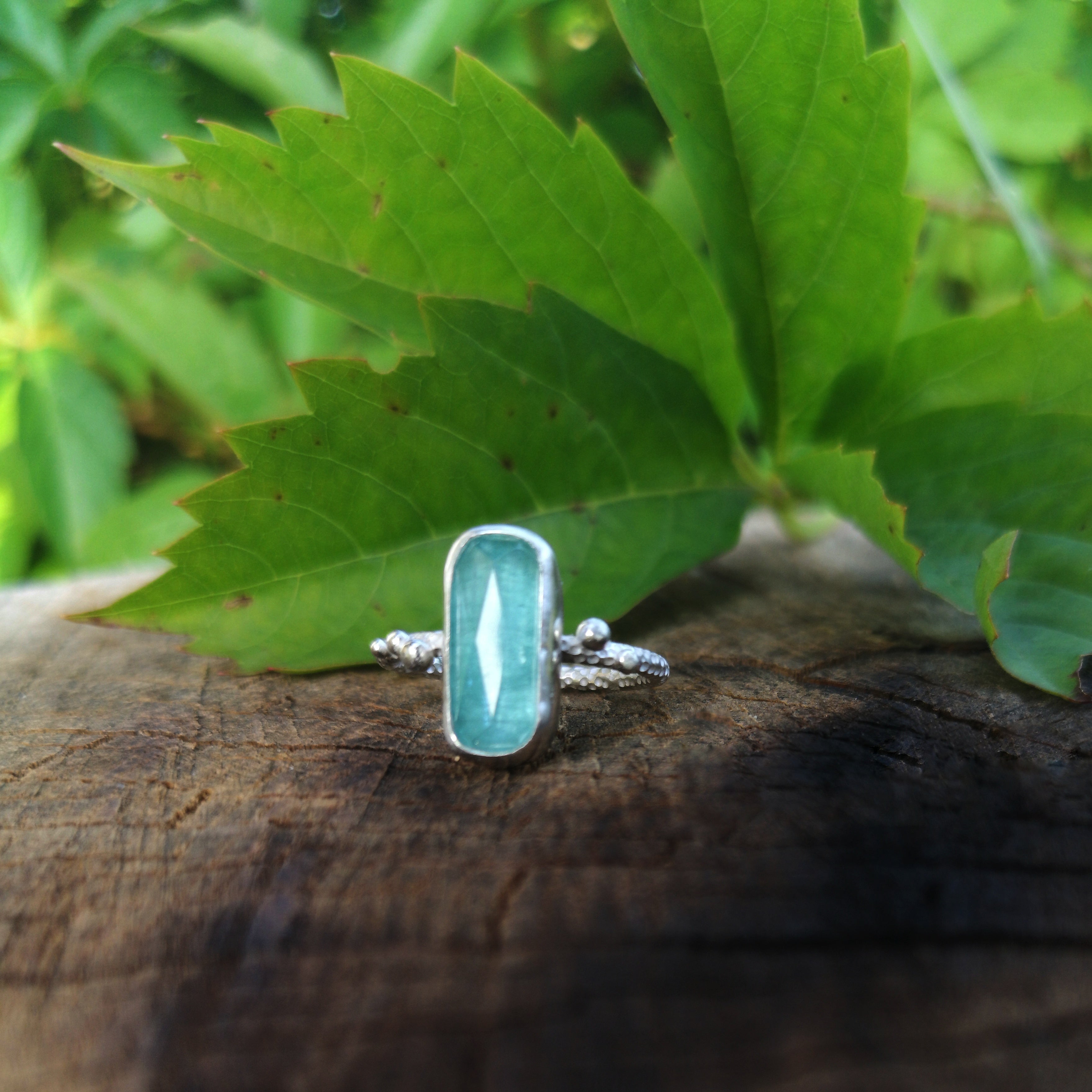 The Wonderland Ring - Blue Tourmaline 9 US