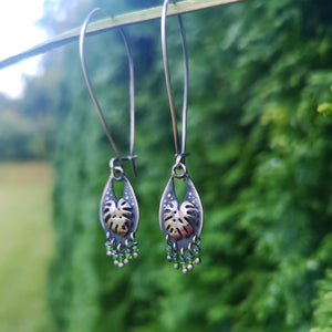 The Monstera Chandelier Earrings