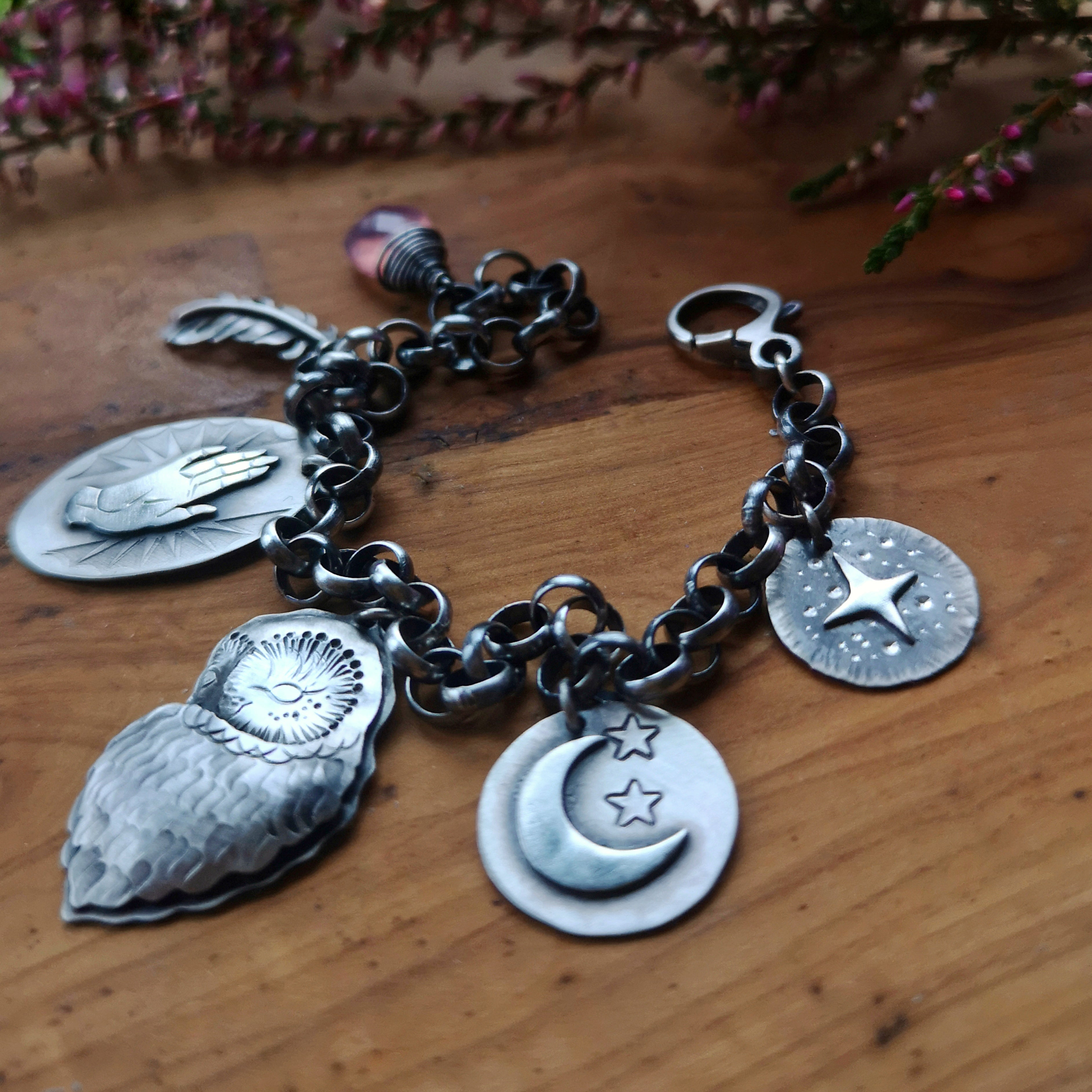 The Alchemy Bracelet - Owl & Magic