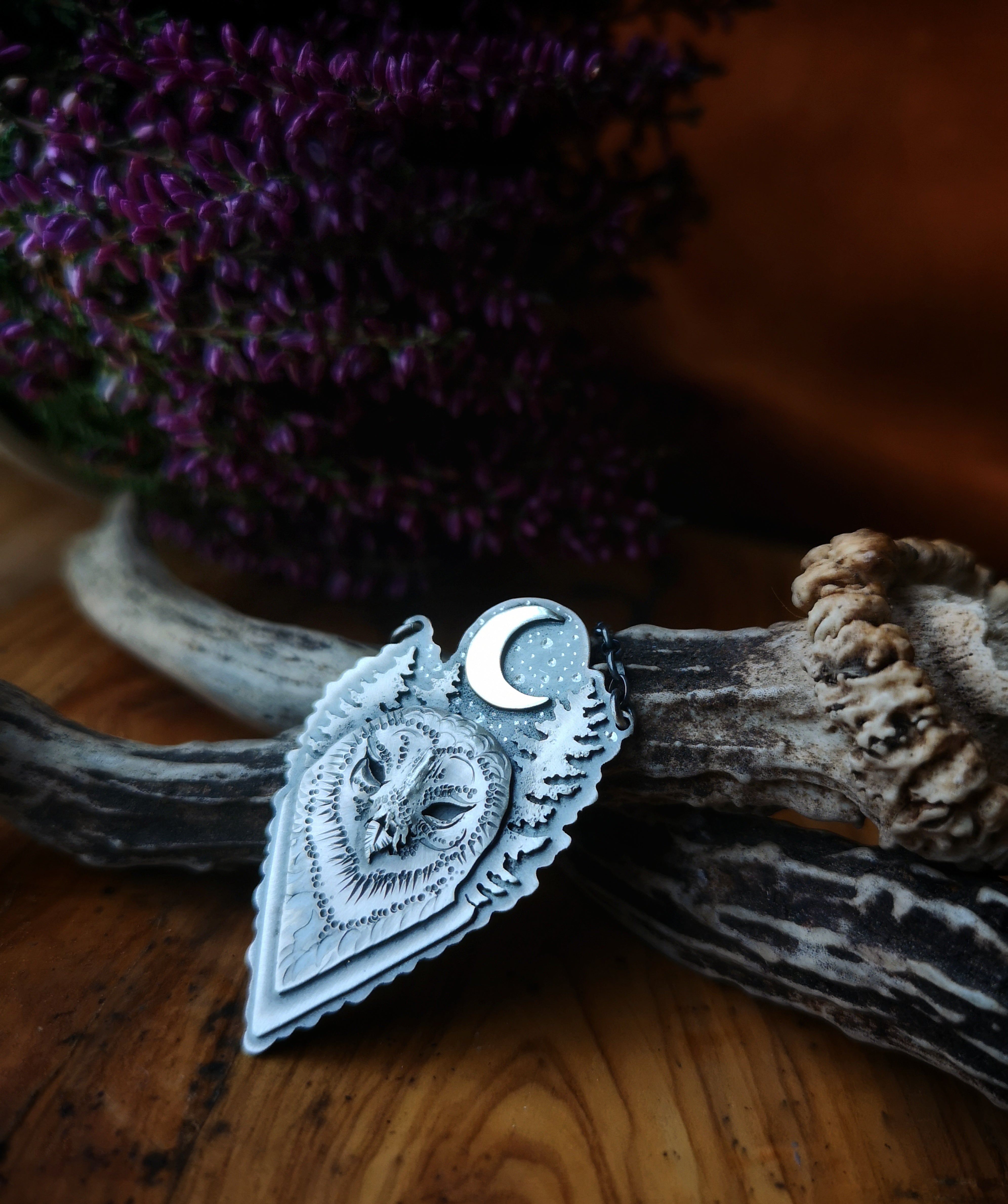 The Barn Owl Necklace - Totem Owl Necklace