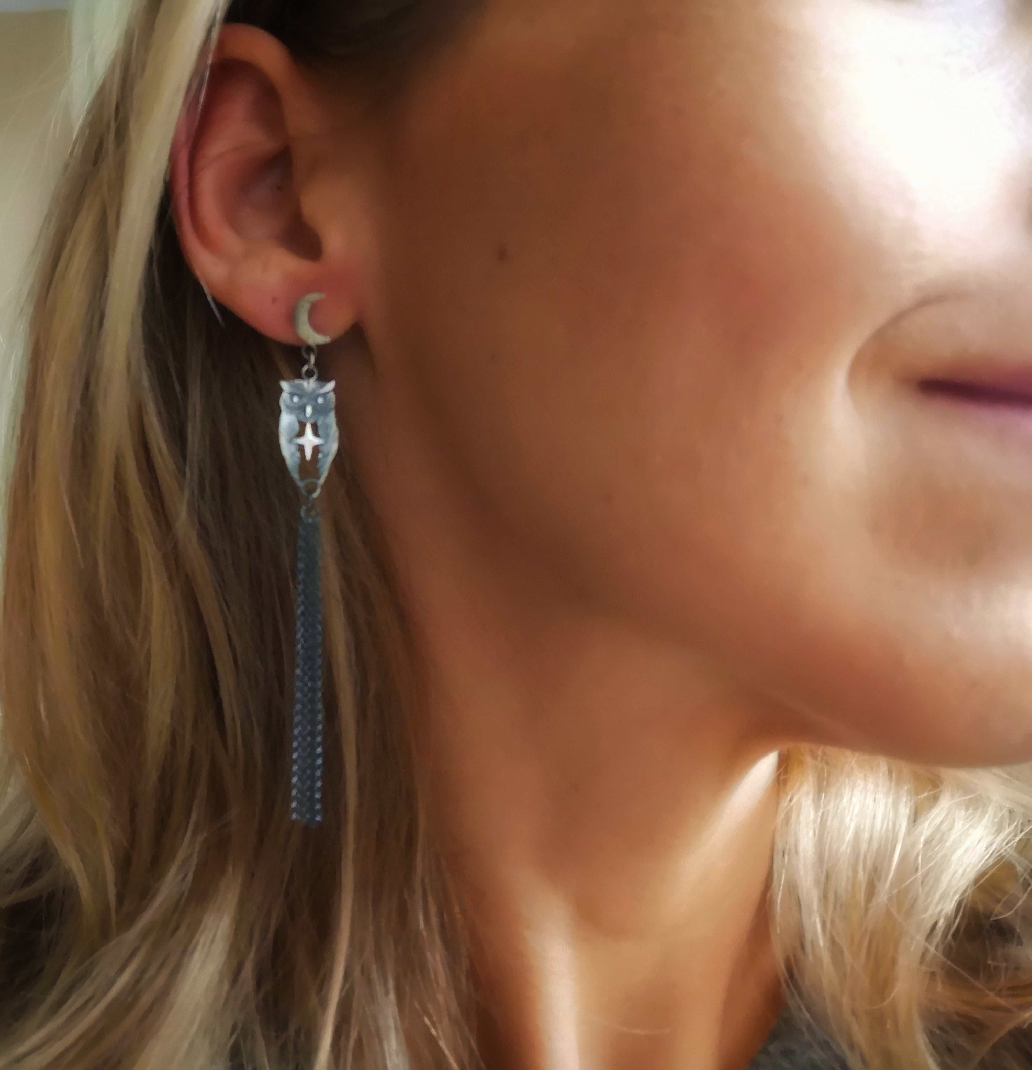 The Great Horned Owl Earrings