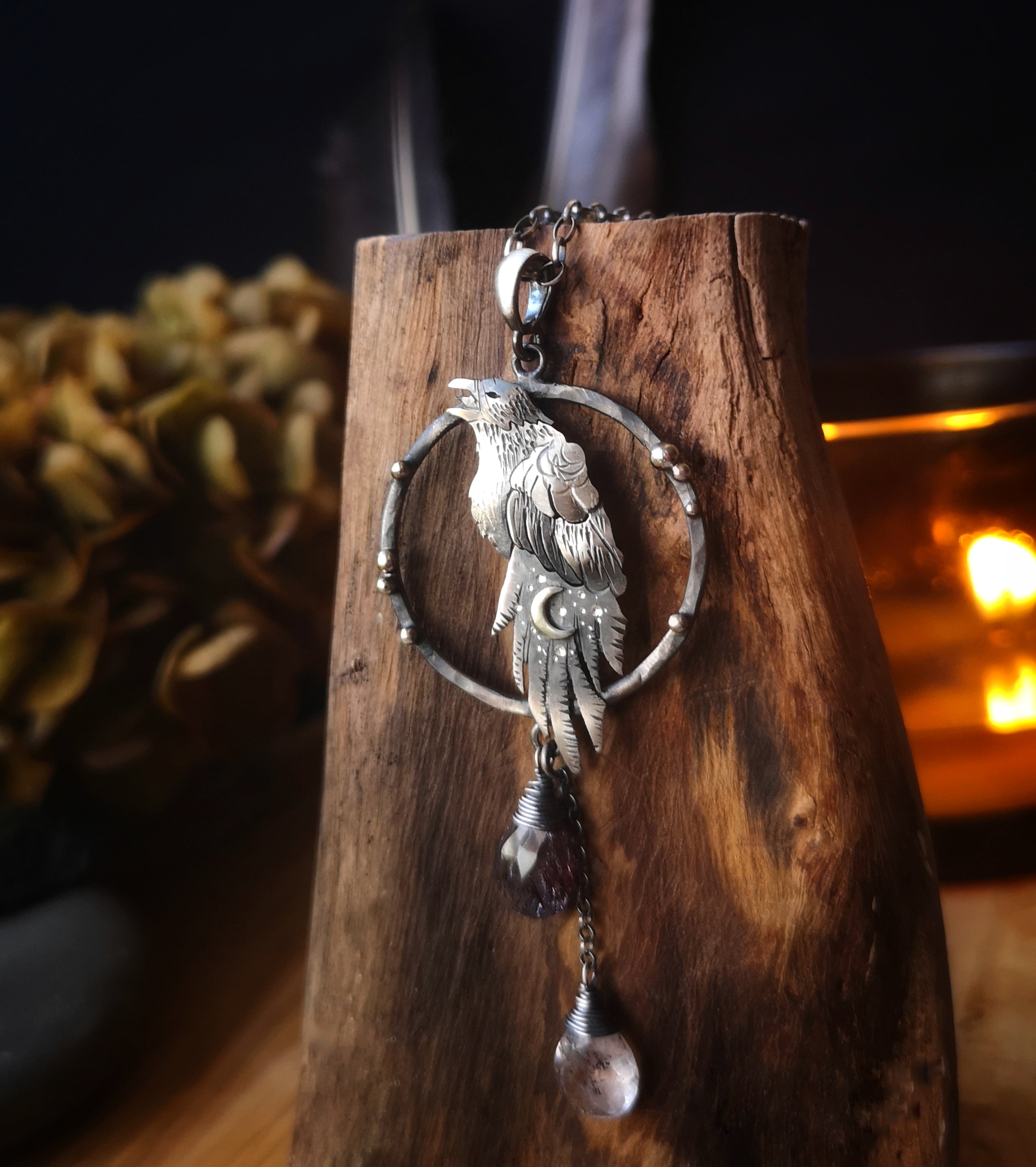 The Winter Raven Necklace