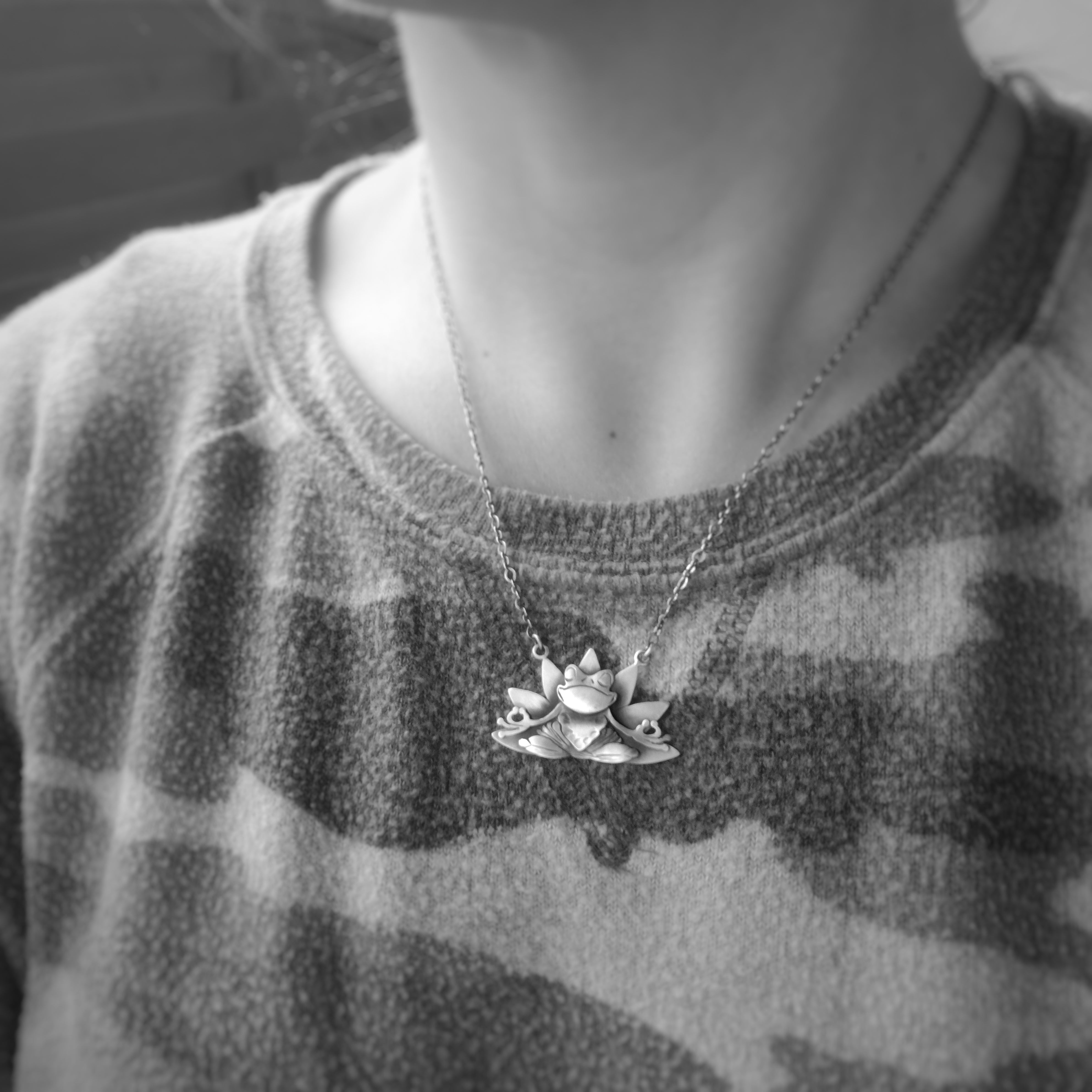 The Yoga Frog Necklace