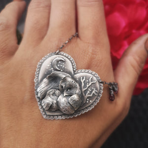 The Mother's Love Necklace - Mama & Baby Owl