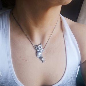 The Baby Raccoon Necklace