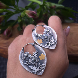 Spring Blossom Earrings II - Keum Boo Earrings