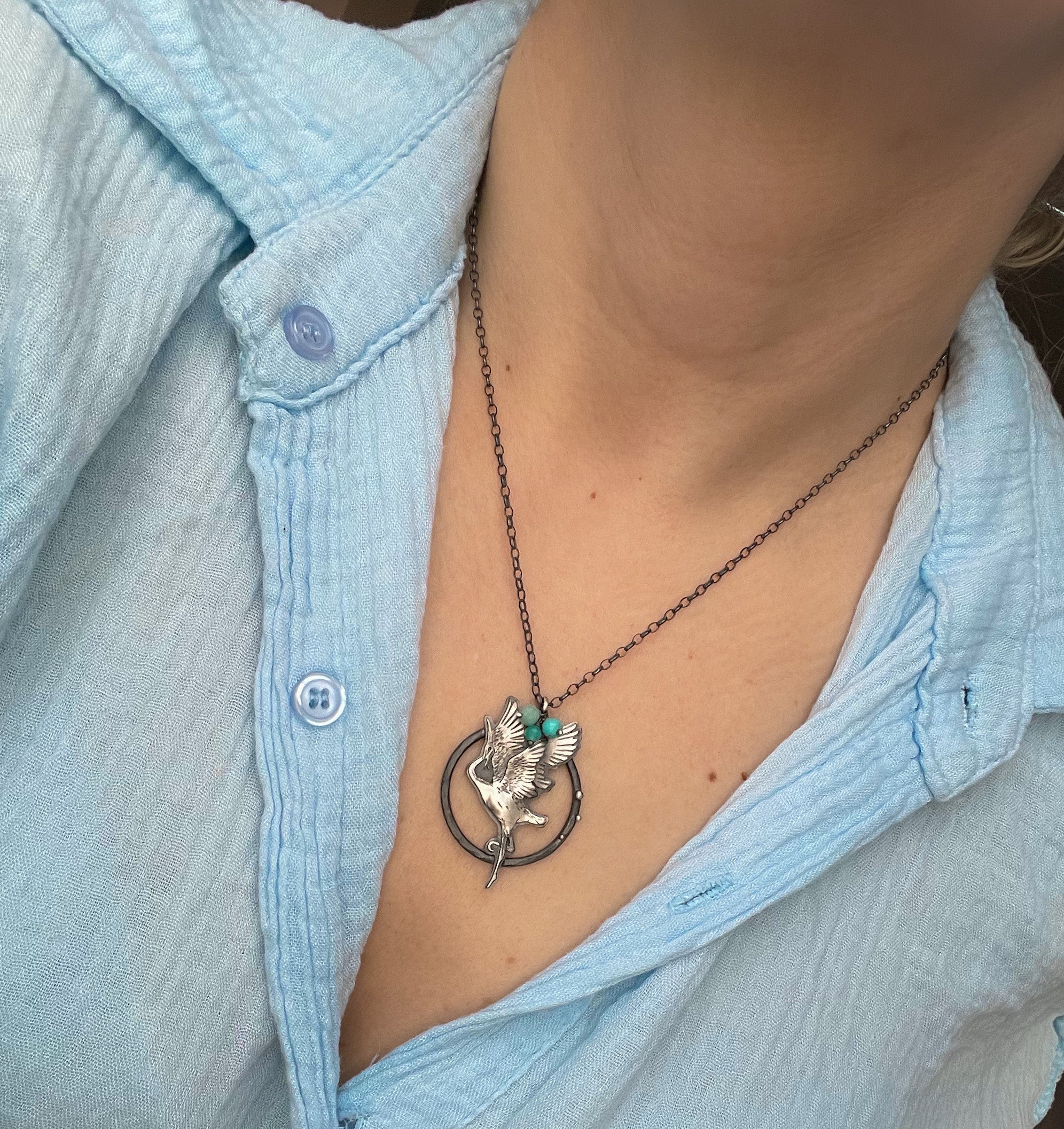 The Heron Necklace