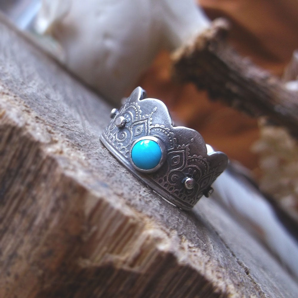 The Wanderlust Turquoise Ring 9 US