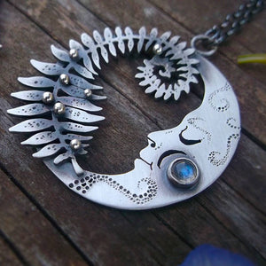 Moonchild Necklace - Moonstone Necklace