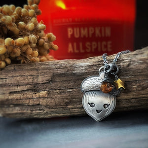 The Harvest Necklace - Happy Acorn