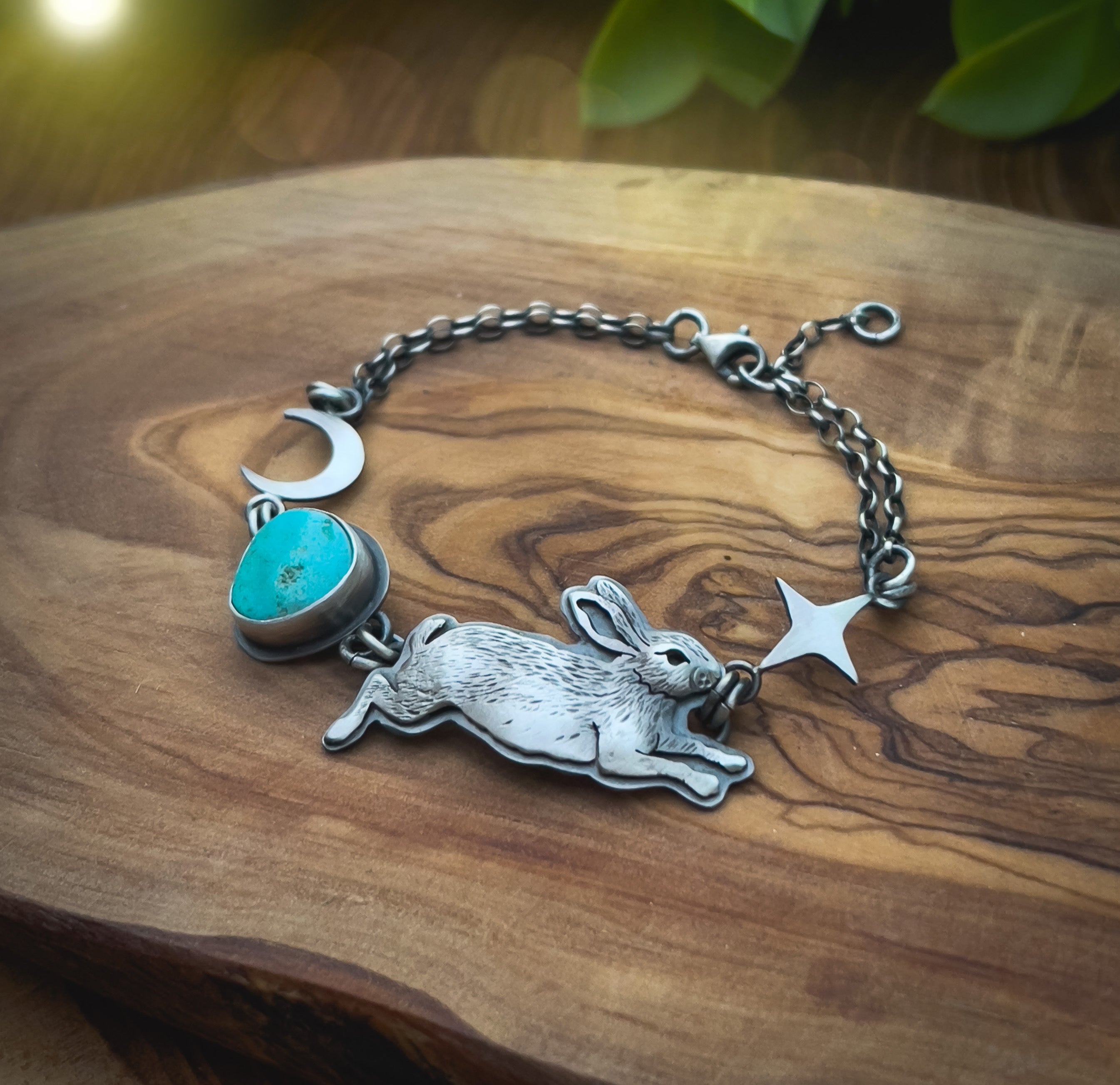 The Rabbit & Turquoise Bracelet